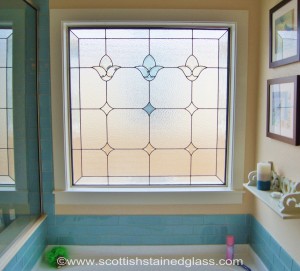 Houston Stained Glass Bathrooms