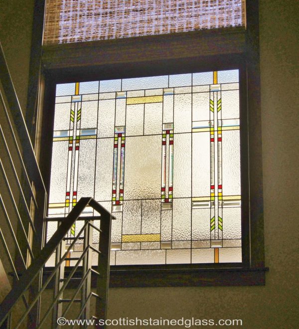 hallway stained glass