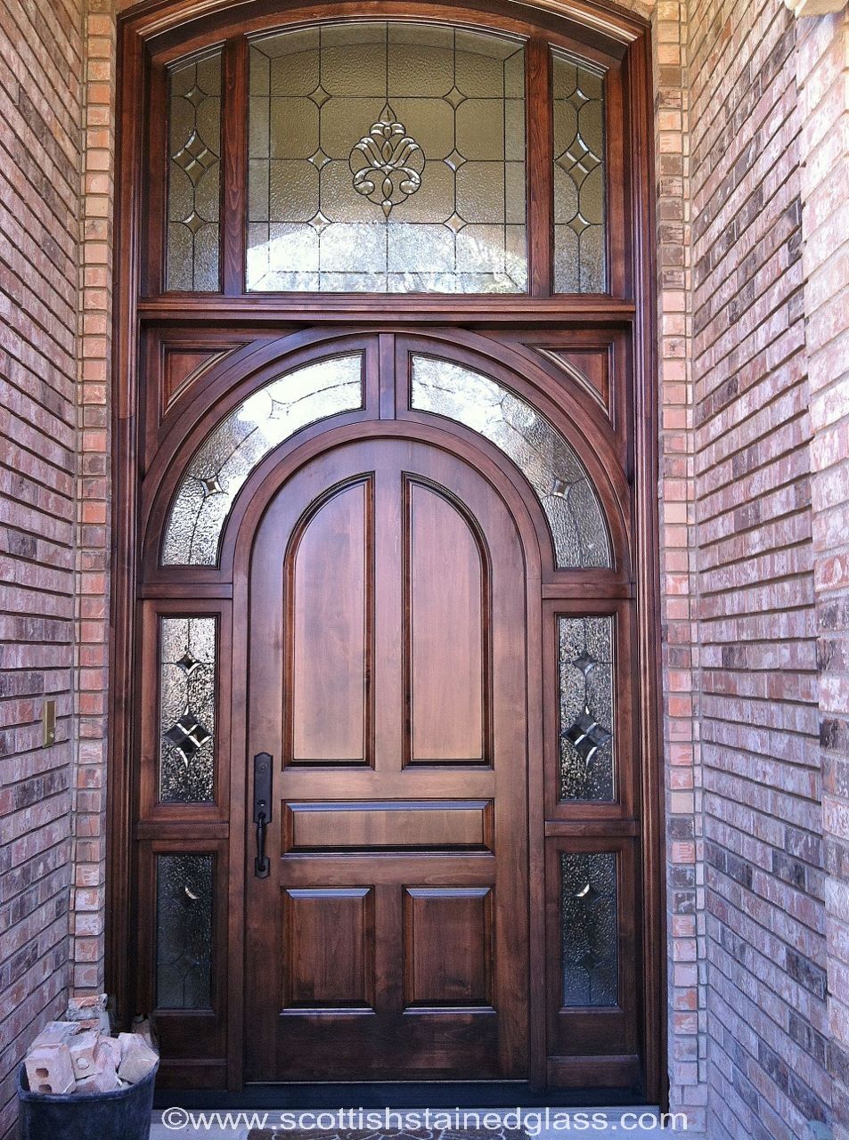stained glass sidelights houston