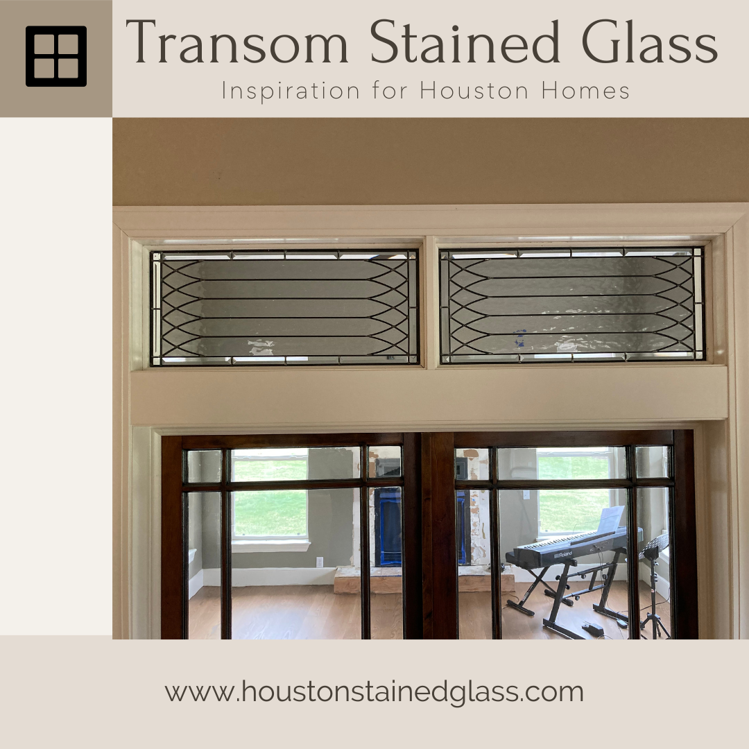 transom stained glass houston